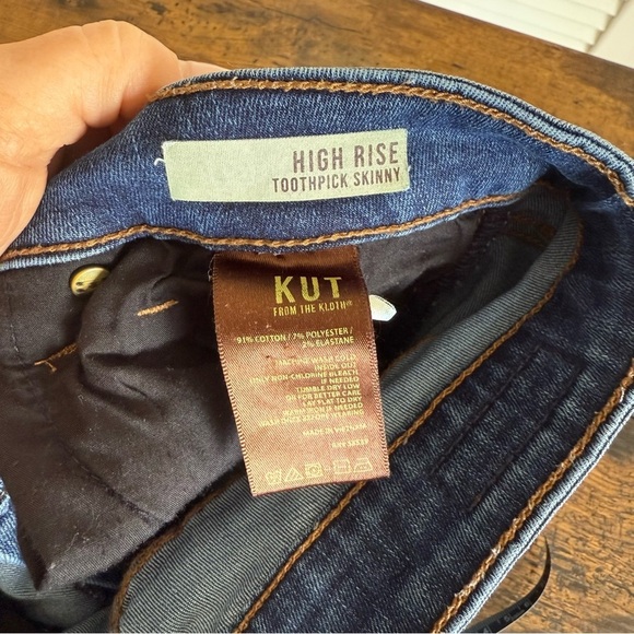 *read description Kut from the Kloth high rise toothpick skinny jeans - Picture 11 of 11